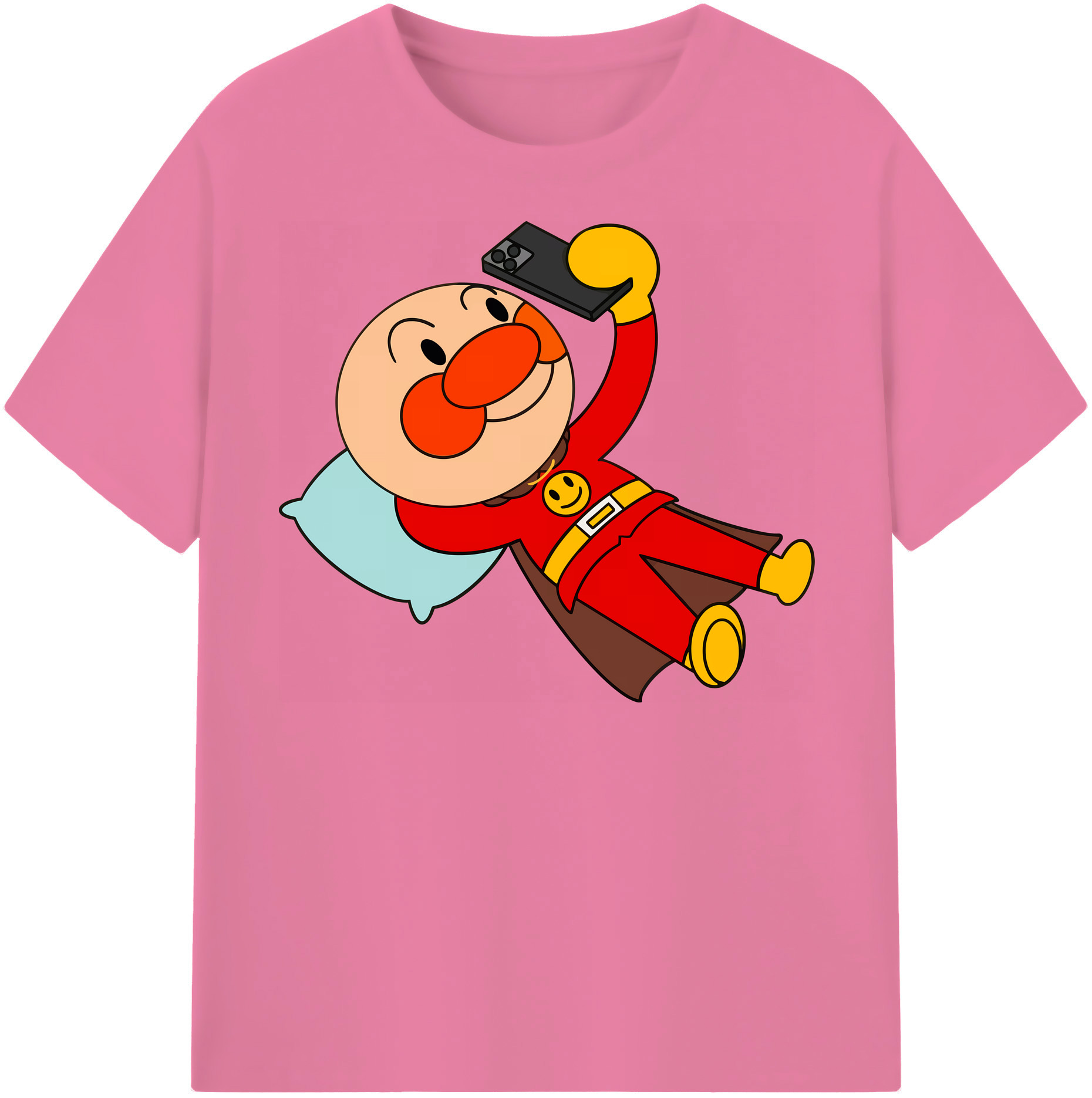 （画像用） アンパンマン Anpanman 綿100％半袖Tシャツ（フロントプリント）